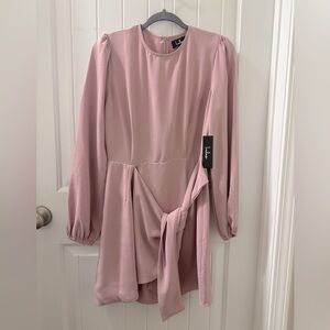 Cute Pink Dress with Strap Heels